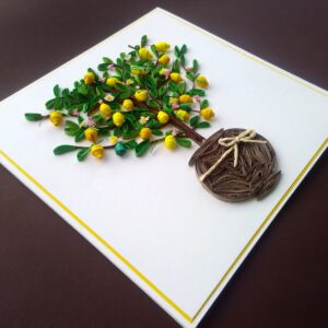 Quilling lemon tree