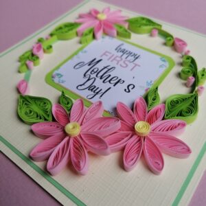 Mother's day quilling card