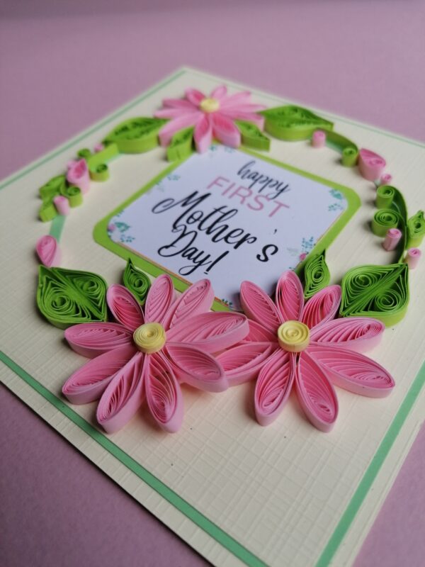 Mother's day quilling card