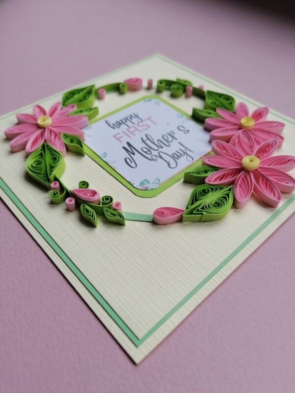 Mothers day quilling card