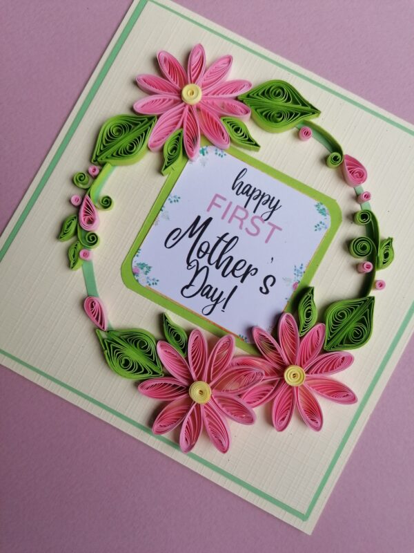 Mothers Day quilling card