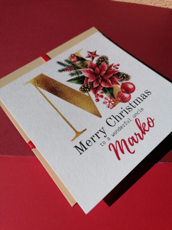 Uncle Christmas card