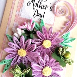 Mother's day quilling cards
