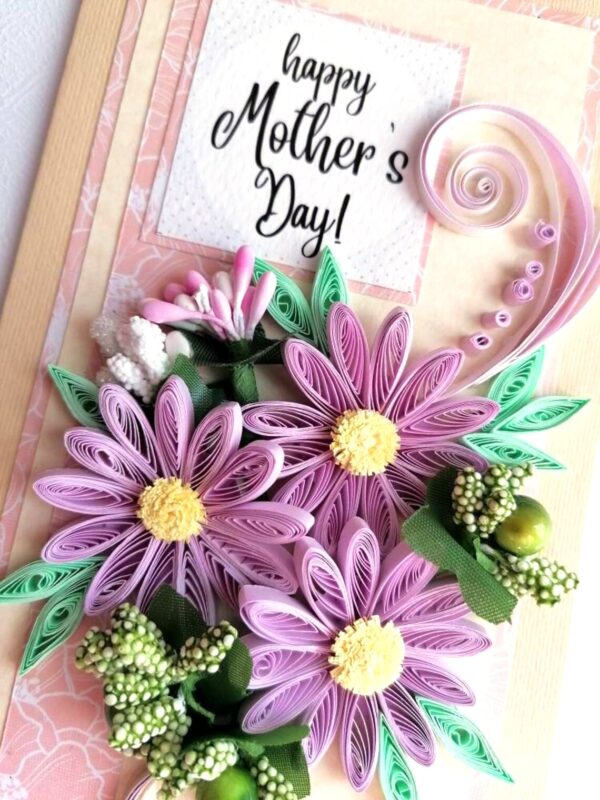 Mother's day quilling cards